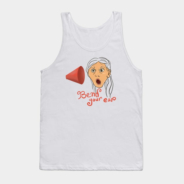 Bend Your Ear | WOW Tank Top by rachelslanguage